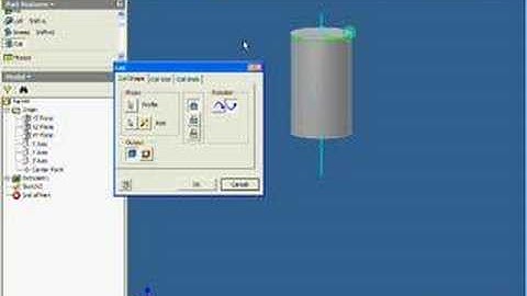 Autodesk Inventor 11 tutorial #16 "Coil Cut"