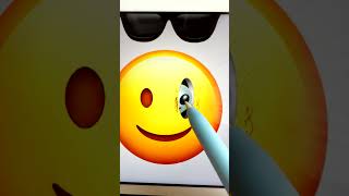 😎👽 Smiling Face With Sunglasses Emoji #creative #emoji #procreate screenshot 1