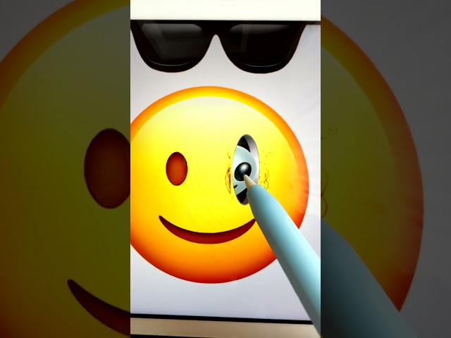 😎👽 Smiling Face With Sunglasses Emoji #creative #emoji #procreate class=