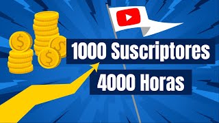 🚀 Cómo ALCANZAR 1000 suscriptores y 4000 horas de reproducción en POCO TIEMPO con pocos videos by MaoGeek 1,046 views 2 years ago 9 minutes, 43 seconds