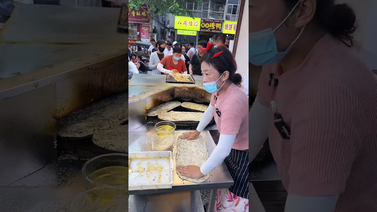 Make and sell delicious preserved vegetable big sesame cakes to make money. #A money - making busine