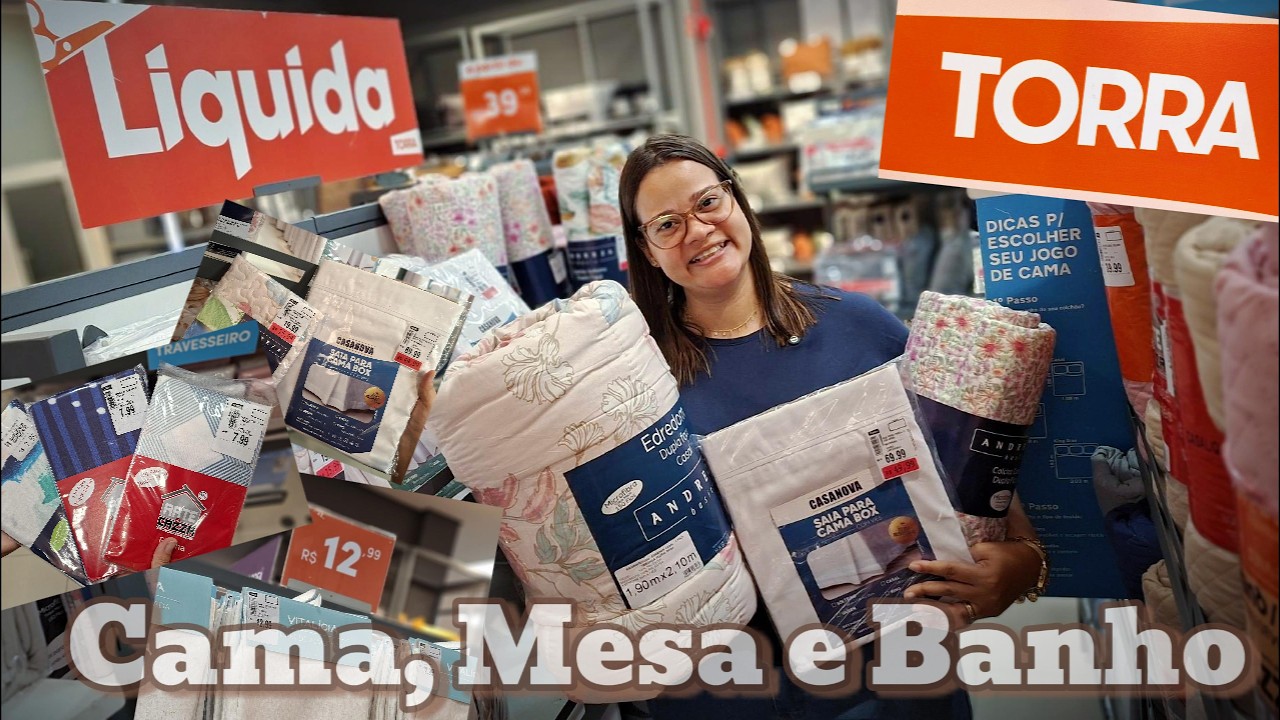 LIQUIDAÇÃO DE CAMA, MESA E BANHO. LOJA TORRA CONDE DA BOA VISTA