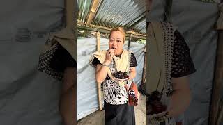 My Wife’s Favourite Pork Sausage at Sawombung Kabui Khunjao ❤️ #Shorts #food #manipur