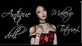 live makeup dol  lЖИВАЯ КУКЛА Antique doll MakeupTutoriaL