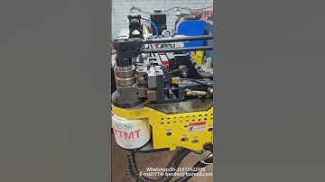 CNC tube bending machine for furniture pipe bending and hole punching and push big bending radius