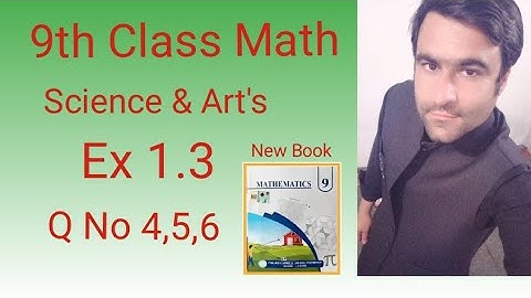 Class 9 Math 2025 | Ex 1.3 Q4,Q5,Q6 Urdu Solution | Easy Trick | New Syllabus