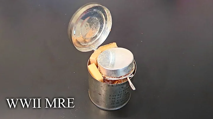 RARE 1942 US Army Field Ration C B Unit MRE (Meal Ready to Eat)