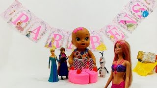 FESTA DE ANIVERSÁRIO DE 4 ANINHOS DA BABY ALIVE BIA | TEMA PRINCESAS