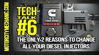 Tech talk #6: The only 2 reasons why you replace all the diesel injectors