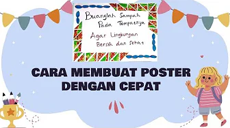 Cara Membuat Poster dengan Cepat Cara Membuat Poster dengan Cepat
