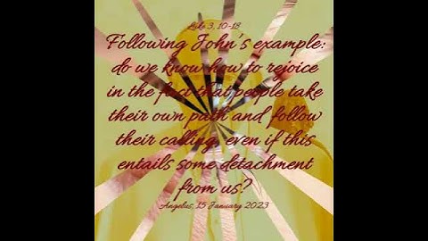 15.12.2024 Third Sunday of Advent