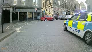 Driver blocking police in box junction…