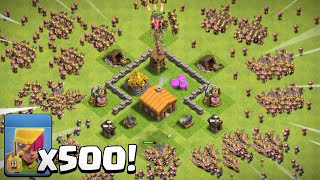 MAX Barch vs Every Town Hall! - Clash of Clans