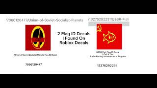 2 USSR Flag ID Decals I Found On Roblox Decals