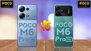 Poco M6 Pro 4G Vs Poco M6 Pro 5G