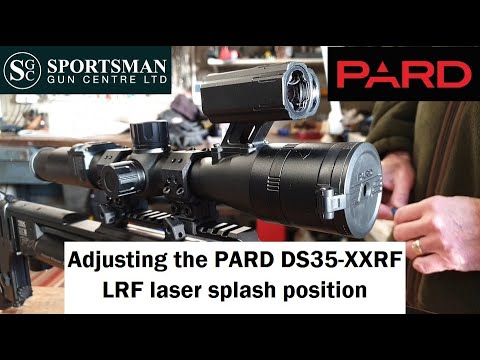 PARD DS35-XXRF: adjusting the LRF beam direction, relative to the scope body