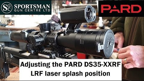 PARD DS35-XXRF: adjusting the LRF beam direction, relative to the scope body
