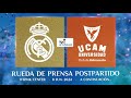 Post-game Press Conference | Real Madrid vs UCAM Murcia | Final: Partido 1