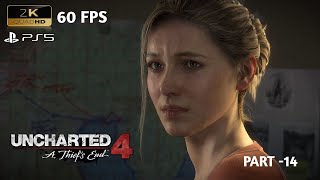 SAVING OTHER"S DRAKE | FOR BETTER OR WORSE | 2K ULTRA 60 FPS | UNCHARTED 4 | EPI - 14 | PS5 #ps5