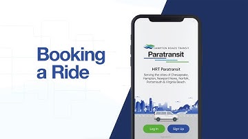 Booking a Ride with HRT Paratransit App