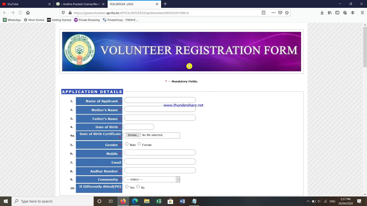 How to Apply for Grama / Ward Volunteer Recruitment - Phase 3