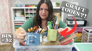 A tool for every craft!  I bought an 80 yearold lady's craft supply collection  Bin 32