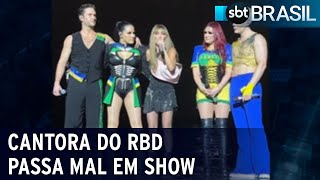 Anahi, do RBD, abandona show em São Paulo por problemas de saúde | SBT Brasil (18/11/23)