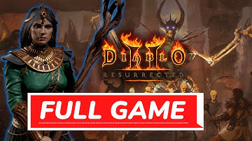 DIABLO 2 RESURRECTED Gameplay Walkthrough Sorceress FULL GAME - No Commentary
