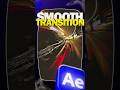 Insane Zoom Blur Transition in After Effects | Quick Tutorial #shorts