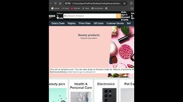Amazon Clone Using HTML AND CSS and subscribe for more videos #coding #youtubeshorts #shorts