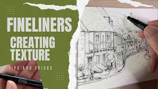 Try these TRICKS for drawing with Fineliner Pens