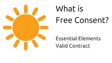 What is Free Consent | Other Essential Elements of a Valid Contract | CA CPT | CS & CMA Foundation