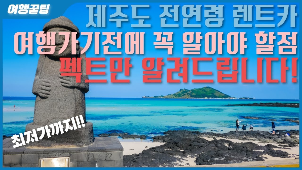 제주도 전연령 렌트카!! 여행가기전에 아셔야 할 점 전달해드립니다! 사고대처법까지!! (FEAT.운전경력 1년 미만)