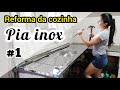 #1 - Como trocar Pia inox | Faça você mesmo.