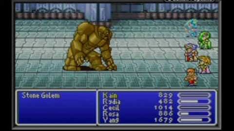 Final Fantasy IV walkthough part 33: Babel Tower (Underground)