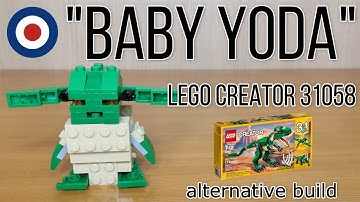 LEGO Creator 31058 Alternative build tutorial baby yoda、レゴクリエイター31058をスターウォーズのベビーヨーダに組み替え
