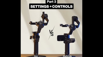 Part 3 👀 Difference You Need to Know for Settings + Controls // DJI RSC 2 vs ZHIYUN WEEBILL 2