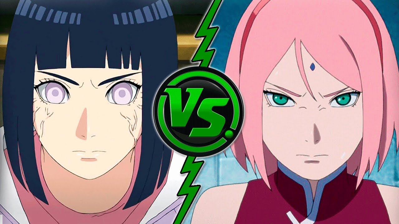 Сакура сильная. Сакура против Хинаты. Sakura vs Hinata. Сакура или Хината. Сакура против Конан.