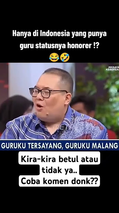 Hanya di Indonesia yang ada guru honorer? #beritaterkini #gurupenggerak #guru #news #honorer #ppg