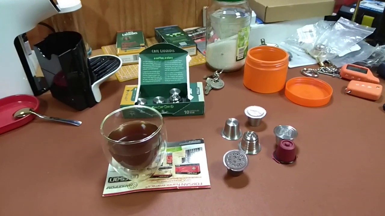 многоразовая капсула Nespresso для кофемашины.