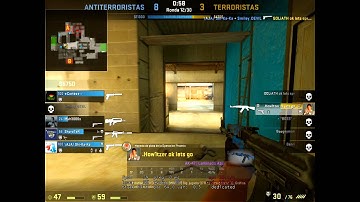 CS:GO Ace + 1v4 clutch de_cache