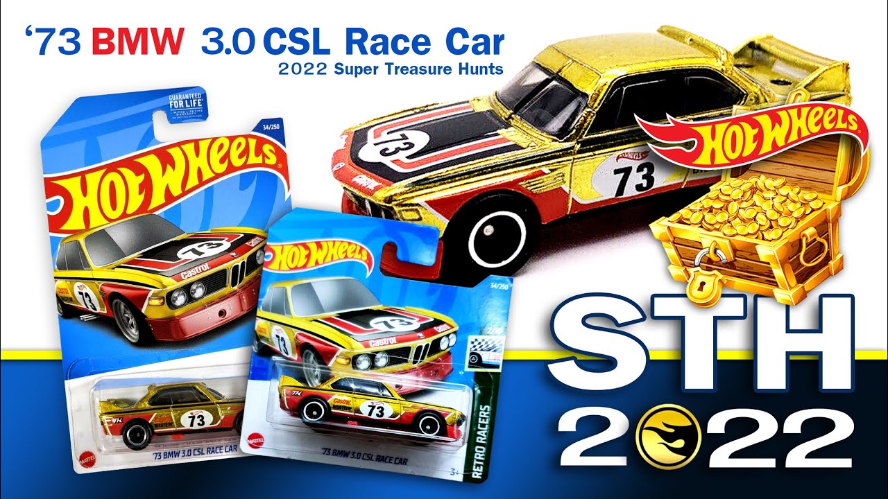 B CASE Hot Wheels 2022 Super Treasure Hunt ‘73 BMW 3.0 CSL In Hand B CASE Hot Wheels 2022 Super Treasure Hunt ‘73 BMW 3.0 CSL In Hand