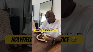 Evander Holyfield vs. Yellow Rice – Who Wins? 😂