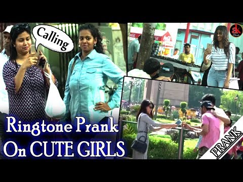 RINGTONE PRANK ON CUTE GIRLS || AK PRANK