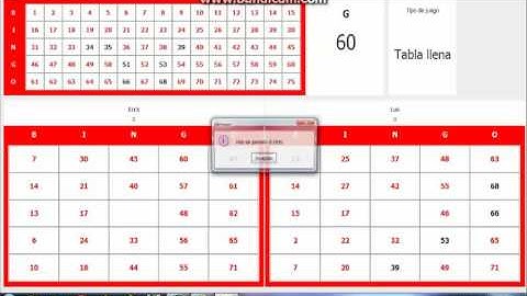 Presentacion de Bingo en Java