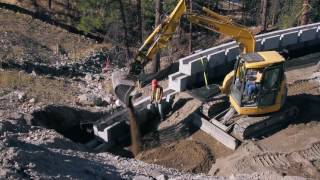 Big Block Retaining Wall - MagnumStone - McKinley Beach, Kelowna BC