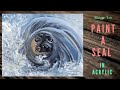 How to paint a realistic seal in acrylic! FULL-LENGTH acrylic painting tutorial on painting a seal!