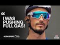  julian alaphilippe reacts after a super giro ditalia stage 12 