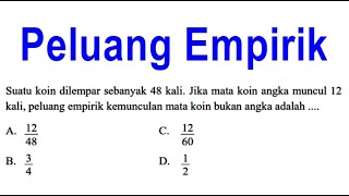 Peluang Empirik Pelemparan Koin - Matematika Kelas 8 SMP