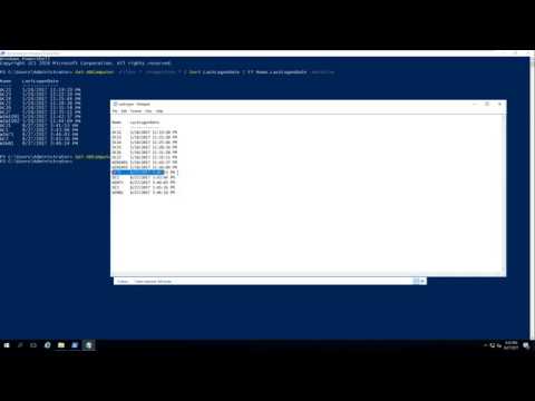 Use PowerShell - Get last logon of computers in domain